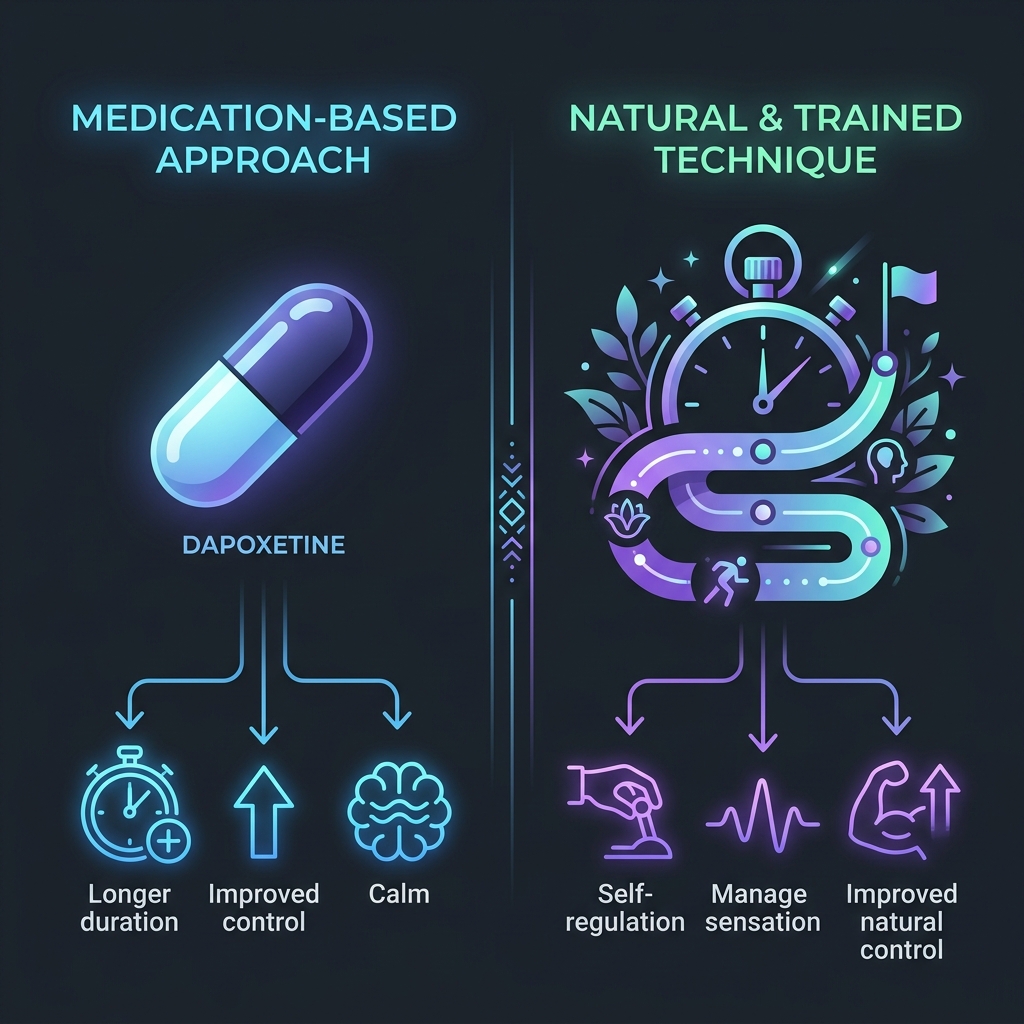 Comparison between pills and training methods