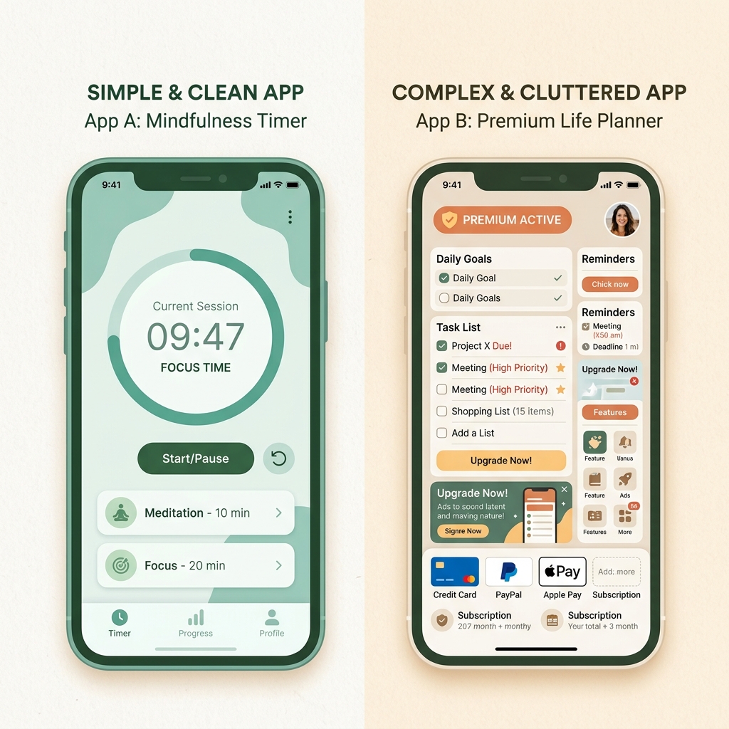 TimingCoach vs Mojo Comparison Graphic